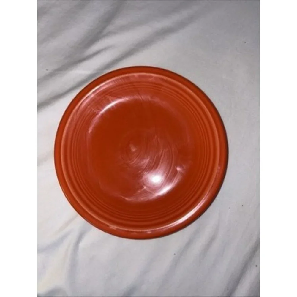 Vintage Homer Laughlin Fiesta Ware Orange‎ 7.5” Salad Plate